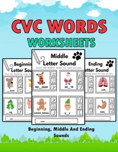 Cover for Lamaa Bom · CVC Words Worksheets (Paperback Book) (2020)