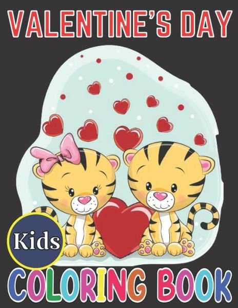 Cover for Emily Rita · Valentine's day kids coloring book (Pocketbok) (2021)