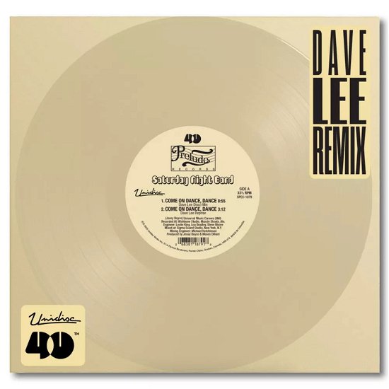 Cover for Saturday Night Band · Come On Dance. Dance (Dave Lee Remixes) (LP) (2023)