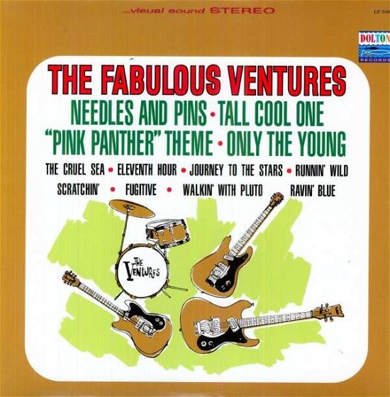 Cover for The Ventures · The Fabulous Ventures (RED VINYL) (LP) (2016)