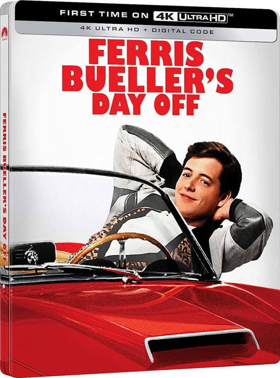 Cover for Ferris Bueller's Day off (4K Ultra HD) [Steelbook edition] (2023)