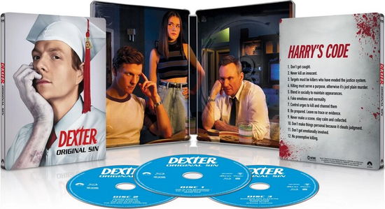 Cover for Dexter: Original Sin (Blu-ray) [Steelbook edition] (2025)