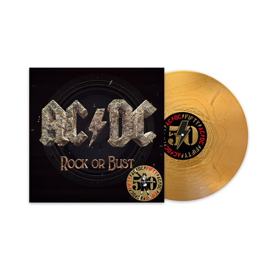 AC/DC 50th anniversary gold vinyl reissues