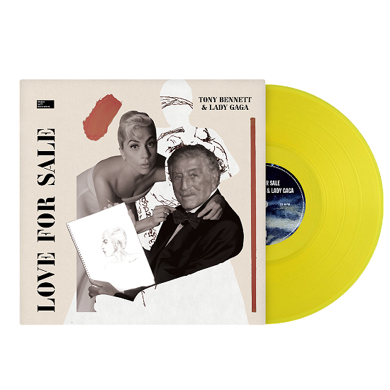 Cover for Tony Bennett &amp; Lady Gaga · Love for Sale (LP) [Limited Yellow Vinyl edition]