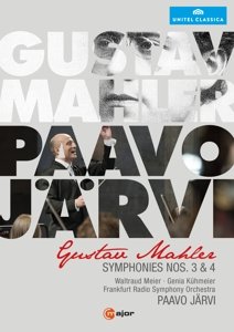 Cover for Frankfurt Rso / Jarvi · Mahler / Symphonies Nos 3 &amp; 4 (DVD) (2015)