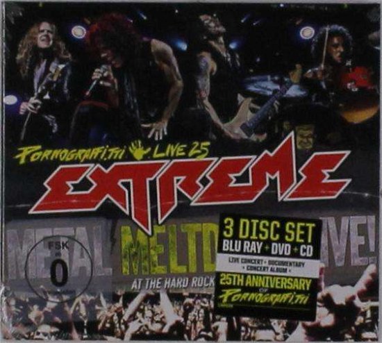 Cover for Extreme · Pornograffi Tti Live 25 / Metal Meltdown (CD/Blu-ray/DVD) (2016)