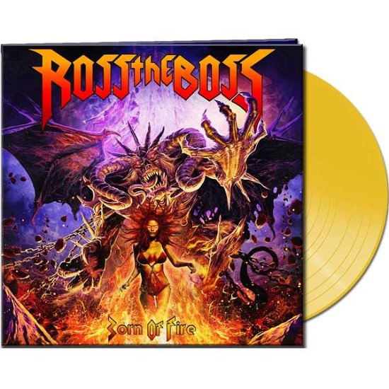 Cover for Ross The Boss · Born of Fire (Trans Yellow Vinyl) (LP) [Limited edition] (2020)