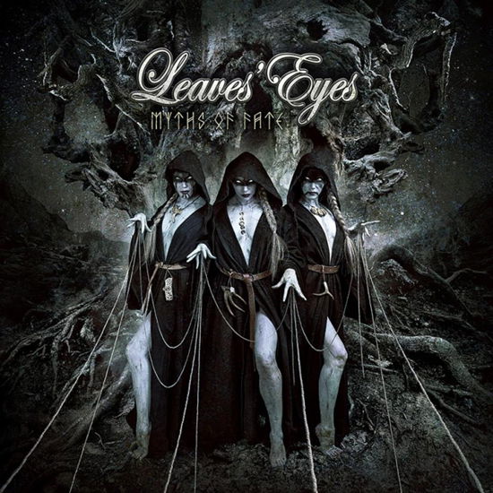 Cover for Leaves Eyes · Myths Of Fate (Blue / Black Splatter Vinyl) (LP) (2024)