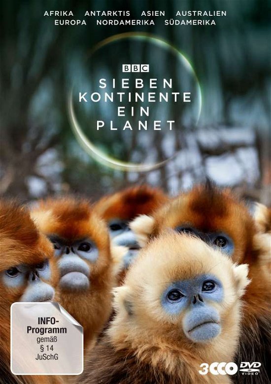 Cover for Attenborough,david (Presenter) · Sieben Kontinente-ein Planet (DVD) (2020)