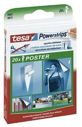 Powerstrips Poster,20er-Pack - Tesa - Andet - Tesa - 4042448103918 - 4. januar 2017