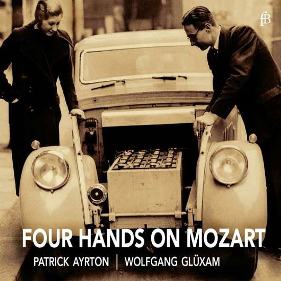 Cover for Patrick Ayrton / Wolfgang Gluxam · Four Hands On Mozart (CD) (2019)