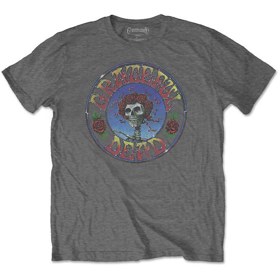 Cover for Grateful Dead · Grateful Dead Unisex T-Shirt: Bertha Circle Vintage Wash (T-shirt) [size S] [Grey - Unisex edition] (2020)