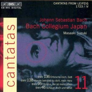 Cantatas Xi - Bach / Bach Collegium, Suzuki - Musik - BIS - 7318590009918 - 15. november 1999