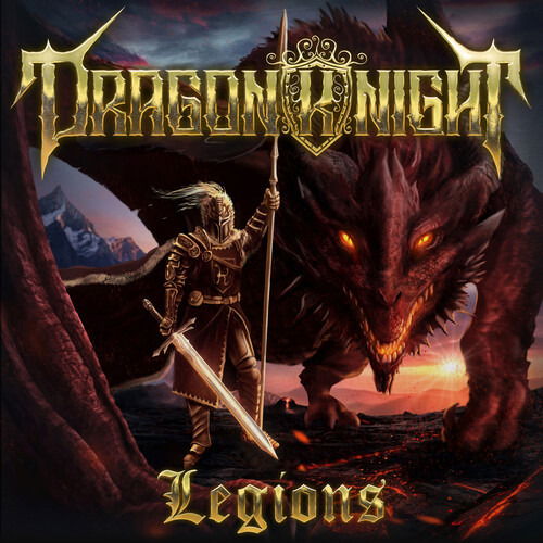 Cover for Dragonknight · Legions (Marbled Red Vinyl) (LP) [Marbled edition] (2025)