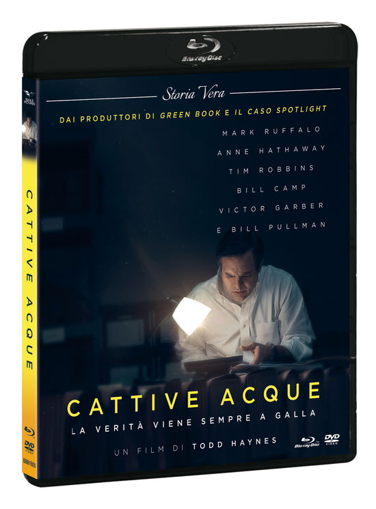 Cover for Anne Hathaway,tim Robbins,mark Ruffalo · Cattive Acque - ''Storia Vera''-Combo - (Br+Dv) (DVD/Blu-ray) (2020)