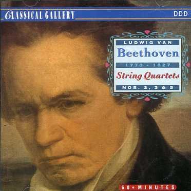 Beethoven: Str Quartets Nos 2 / 3 & 5 - Beethoven / Bamberger Quartett - Muziek - Classical Gallery - 8712177018918 - 3 mei 2013