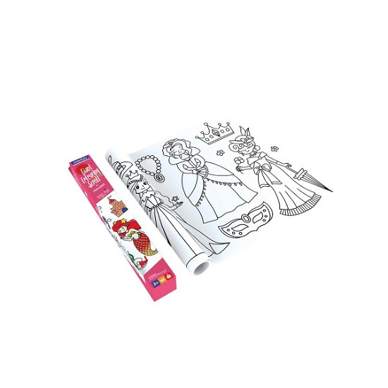 Giant Colouring Scroll - Princess (me247) - Mieredu - Merchandise -  - 9352801004918 - 