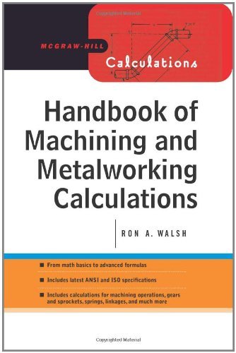 Cover for Ronald Walsh · Handbook of Machining and Metalworking Calculations (Paperback Book) (2000)
