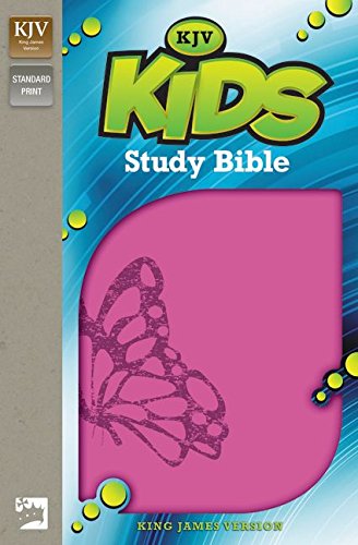 Cover for Lawrence O. Richards · KJV, Kids Study Bible, Leathersoft, Pink (Lederbuch) [Lea edition] (2014)