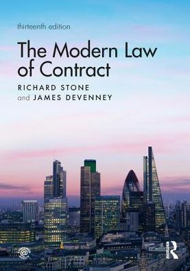 Cover for Richard Stone · The Modern Law of Contract (Taschenbuch) (2019)