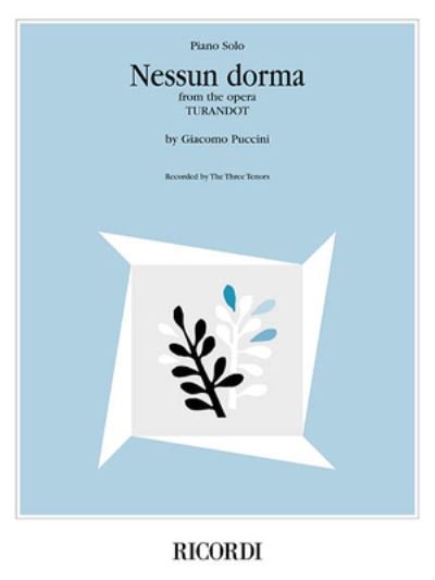 Cover for Giacomo Puccini · Nessun Dorma (from the opera Turandot) (Bok) (2002)