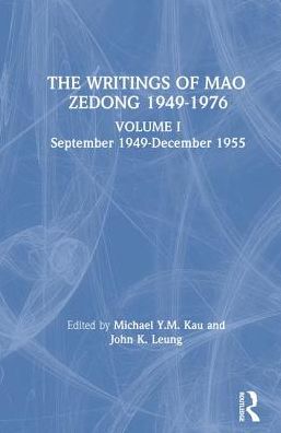 Cover for Zedong Mao · Writings: v. 1: 1949-55 (Hardcover Book) (1987)