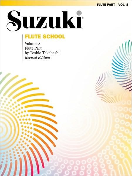 Cover for Suzuki Flute School  8 (Bog) (2012)