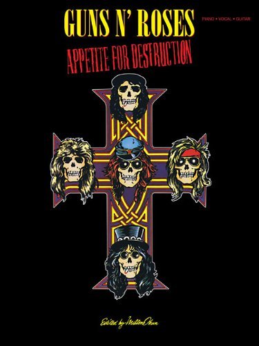 Cover for Guns N' Roses · Guns 'n' Roses Appetite for Destruction (Piano / Vocal / Guitar) (Pocketbok) (1989)