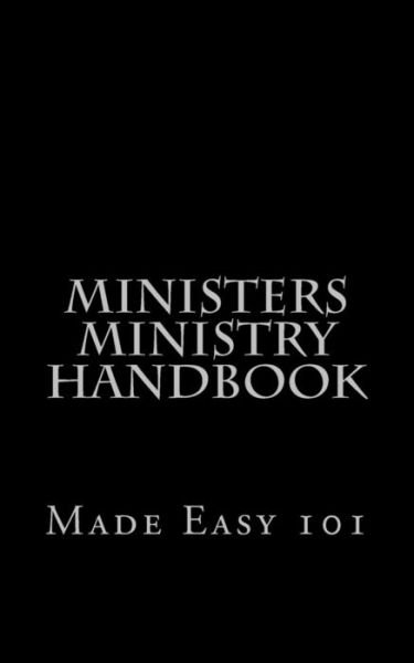 Cover for V M Lee · Ministers-Ministry Handbook (Taschenbuch) (2015)
