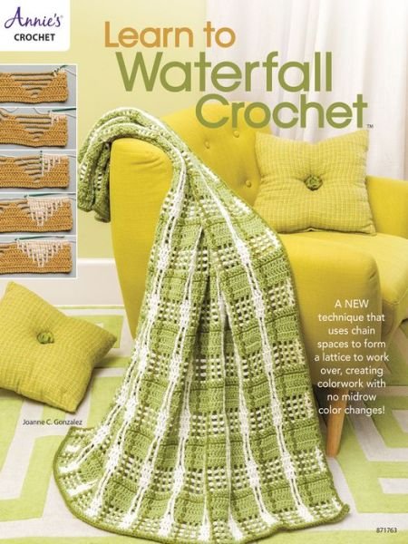 Cover for Joanne C. Gonzalez · Learn to Waterfall Crochet (Paperback Book) (2019)