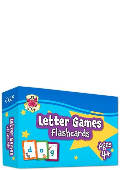Cover for CGP Books · Letter Games Flashcards for Ages 4+ (Hardcover Book) (2022)