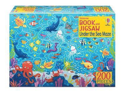 Book and Jigsaw Under the Sea Maze - Usborne Book and Jigsaw - Sam Smith - Livres - Usborne Publishing Ltd - 9781801310918 - 3 février 2022