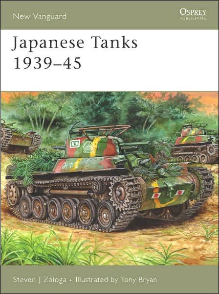 Cover for Zaloga, Steven J. (Author) · Japanese Tanks 1939-45 - New Vanguard (Pocketbok) (2007)