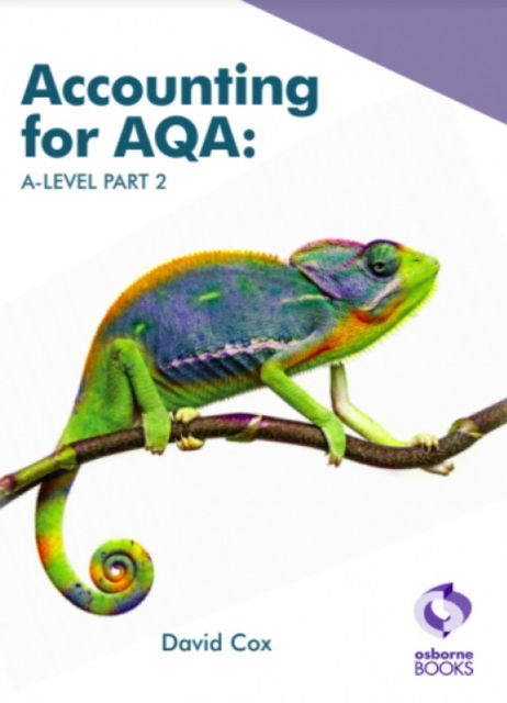 Accounting for AQA A-level Part 2 - Text - David Cox - Livros - Osborne Books Ltd - 9781911198918 - 1 de novembro de 2021