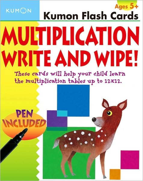 Cover for Kumon · Multiplication Write &amp; Wipe: Kumon Flash Cards (Paperback Book) (2010)