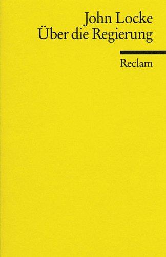 Reclam UB 09691 Locke.Über d.Regierung - John Locke - Books -  - 9783150096918 - 