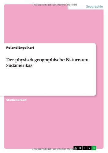 Cover for Engelhart · Der physisch-geographische Na (Book) [German edition] (2011)