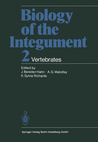 Cover for J Bereiter-hahn · Biology of the Integument: 2 Vertebrates (Paperback Book) [Softcover Reprint of the Original 1st Ed. 1986 edition] (2014)