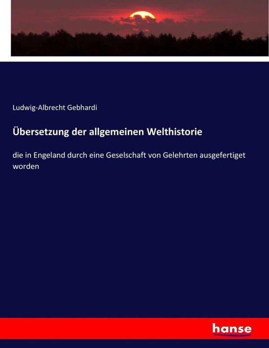 Cover for Gebhardi · Übersetzung der allgemeinen We (Book) (2017)