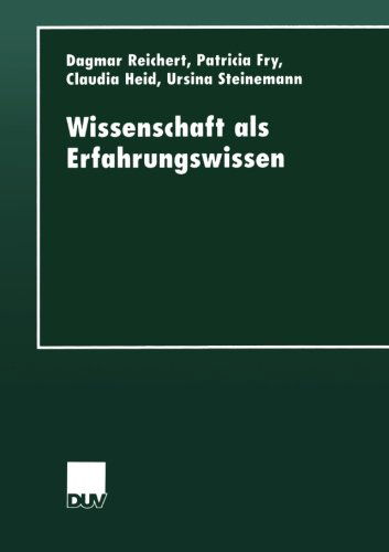 Cover for Dagmar Reichert · Wissenschaft ALS Erfahrungswissen - Duv Sozialwissenschaft (Paperback Book) [2000 edition] (2000)