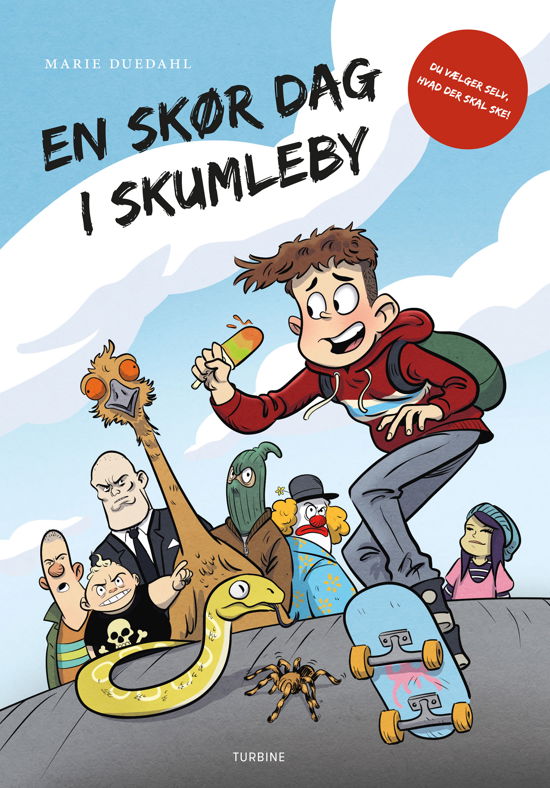 Cover for Marie Duedahl · Letlæsning mellemtrin: En skør dag i Skumleby (Inbunden Bok) [1:a utgåva] (2022)