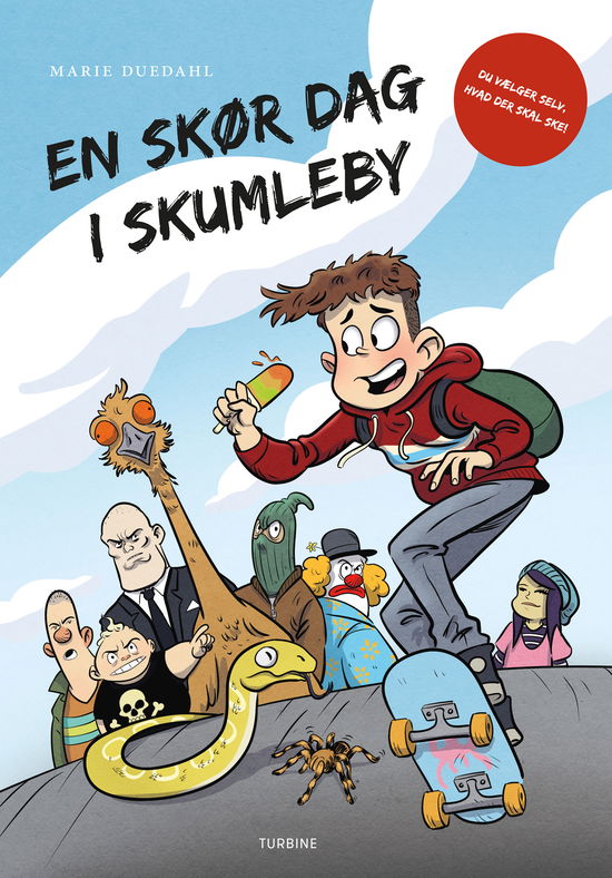 Cover for Marie Duedahl · Letlæsning mellemtrin: En skør dag i Skumleby (Gebundenes Buch) [1. Ausgabe] (2022)