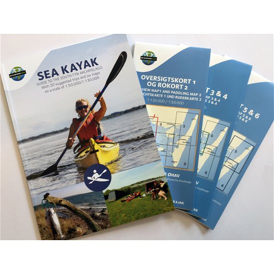 Cover for Naturturisme I/S · Sea Kayak - Guide to the south Fyn Archipelago (Bound Book) [2nd edition] (2017)
