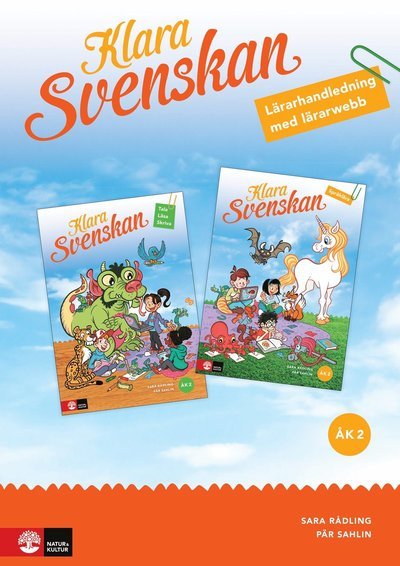 Cover for Pär Sahlin · Klara svenskan åk 2 Lärarhandledning med lärarwebb (Spiral Book) (2021)