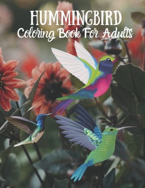Cover for Jamael Activity Book · Hummingbird Coloring Book For Adults (Pocketbok) (2020)