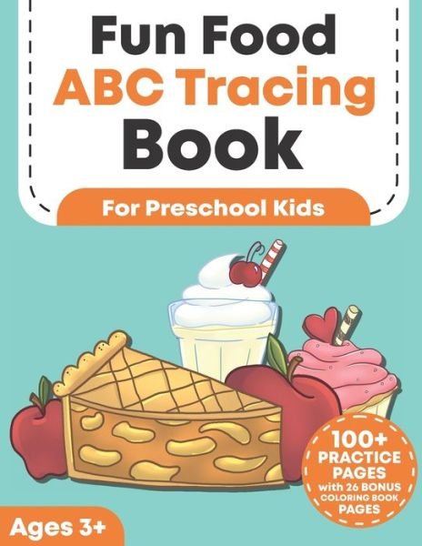Cover for Fun Brain Puzzles · Fun Food ABC Tracing Book for Preschool Kids (Paperback Bog) (2020)