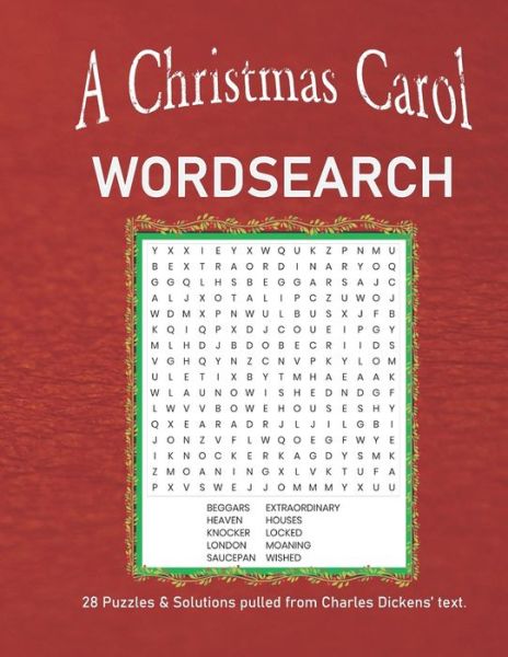 Cover for R O'Brien · A Christmas Carol Wordsearch (Paperback Book) (2020)