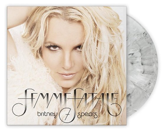 Cover for Britney Spears · Femme Fatale (LP) [Black/White Marbled edition] (2023)