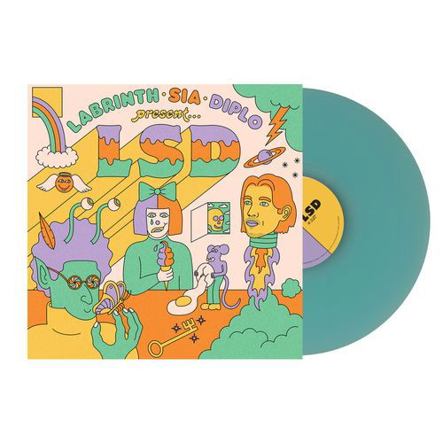 LSD · Labrinth, Sia & Diplo Present ... (LP) [Sea Glass 5th Anniversary Vinyl edition] (2024)