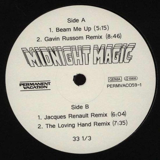 Cover for Midnight Magic · Beam Me Up (LP) [EP edition] (2010)